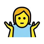 Person Shrugging SVG Icon